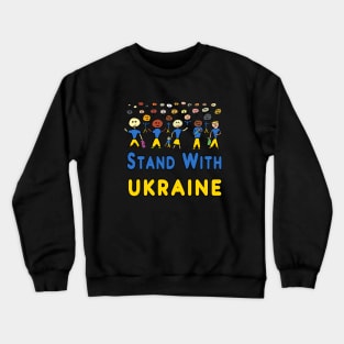 Stand With Ukraine Crewneck Sweatshirt